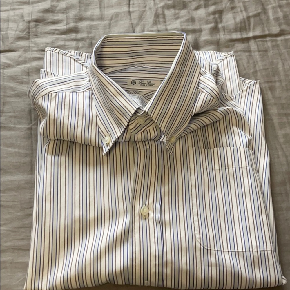 Loro Piana made in Italy 100% cotton 16 1/5